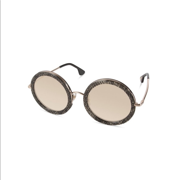 Alice + Olivia Beverly sunglasses in silver snake main image 5
